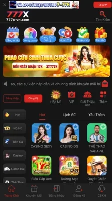 TẢI APP 777X